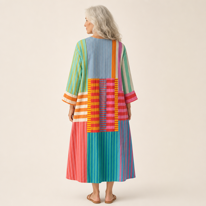 Alix - Robe d’Été Imprimée Flatteuse