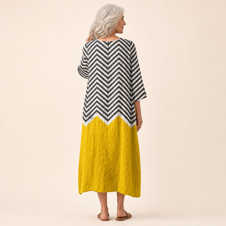 Bernadette - Robe d’Été Imprimée Flatteuse
