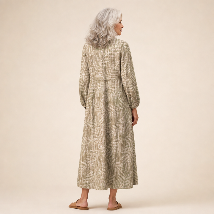 Camille - Robe d’Été Imprimée Flatteuse