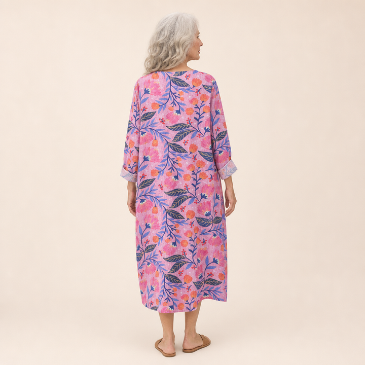 Clémence - Robe d’Été Imprimée Flatteuse