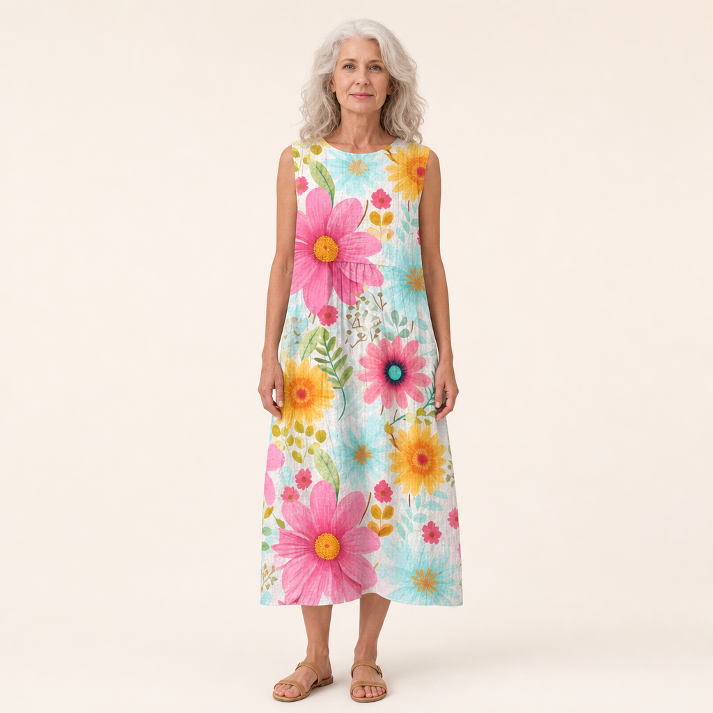 Manon - Robe d’Été Confortable Sans Manches