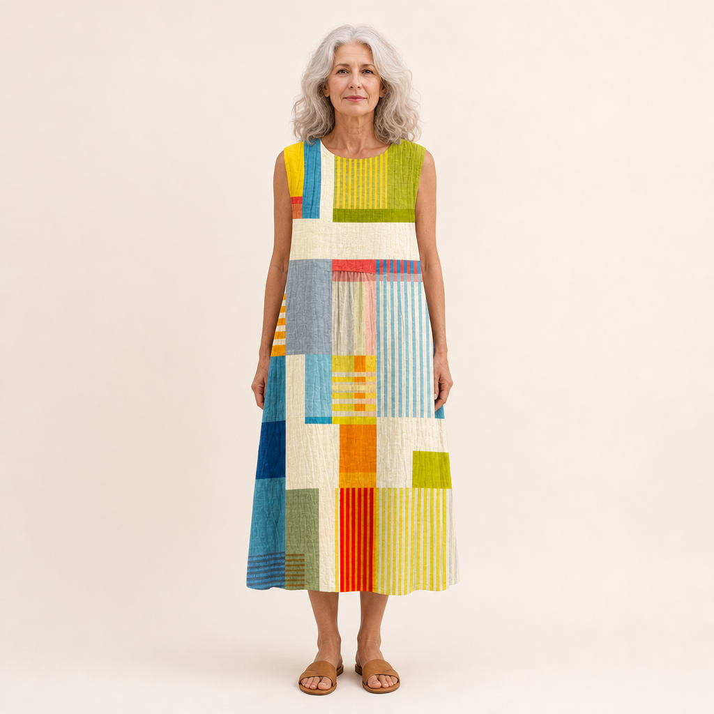Léa - Robe d’Été Confortable Sans Manches