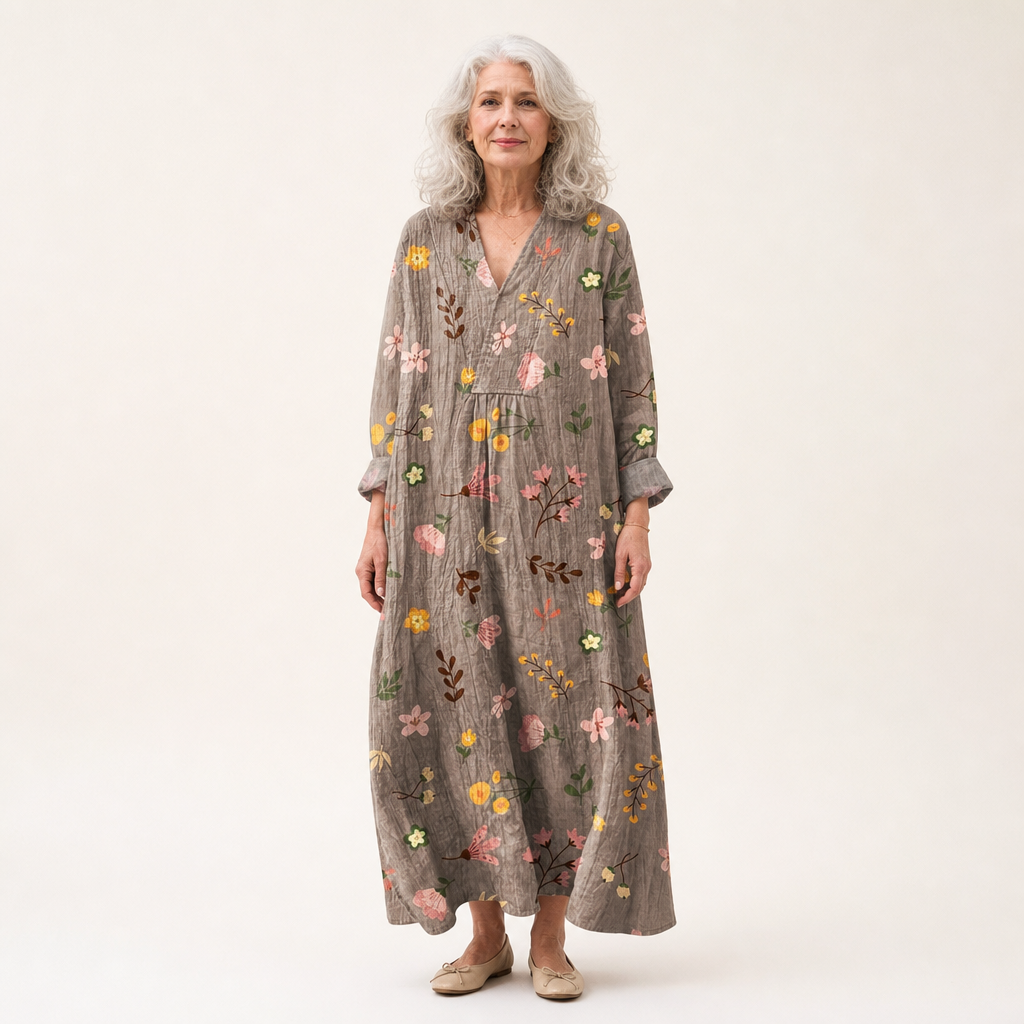 Maëlys - Robe d’Été Imprimée Flatteuse