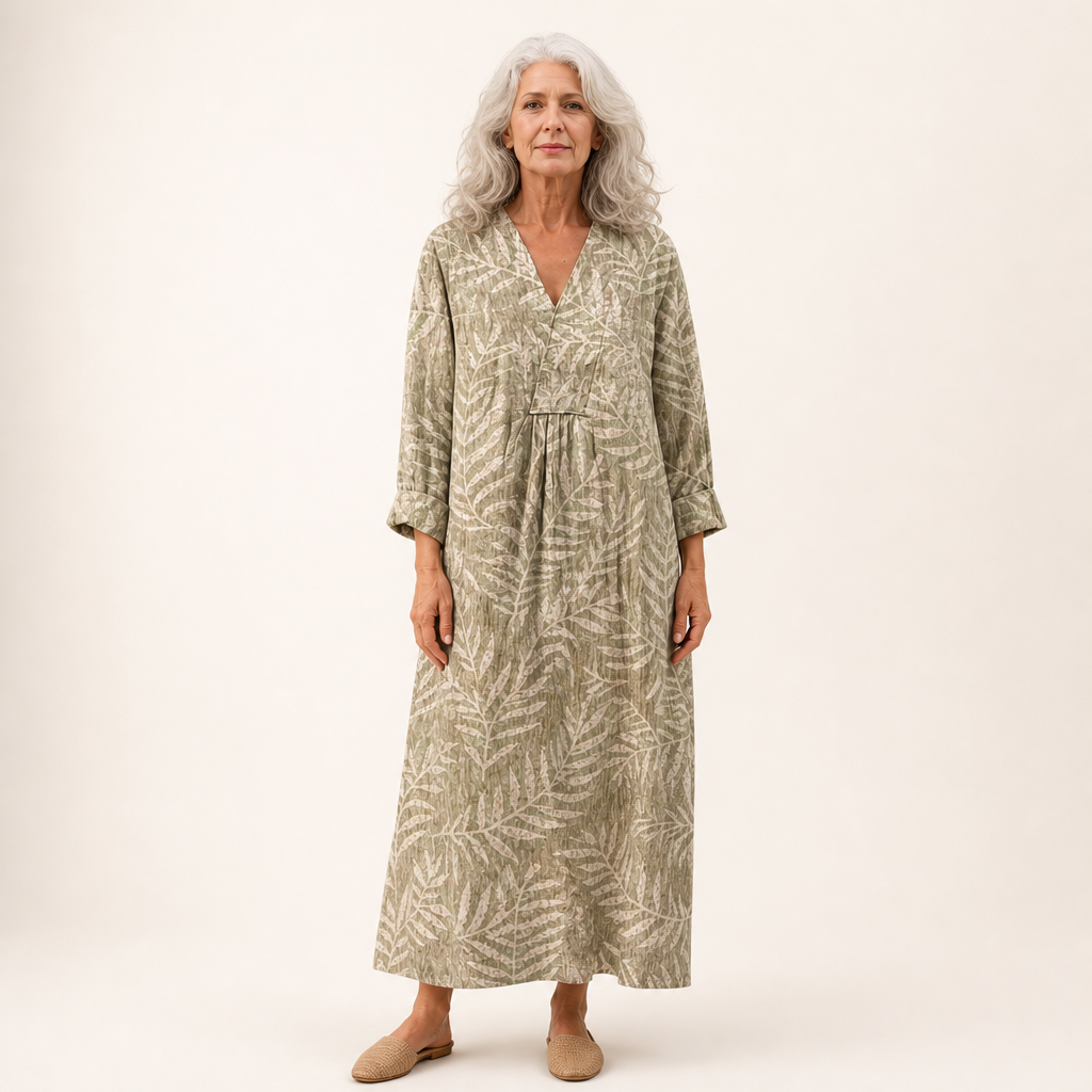 Camille - Robe d’Été Imprimée Flatteuse