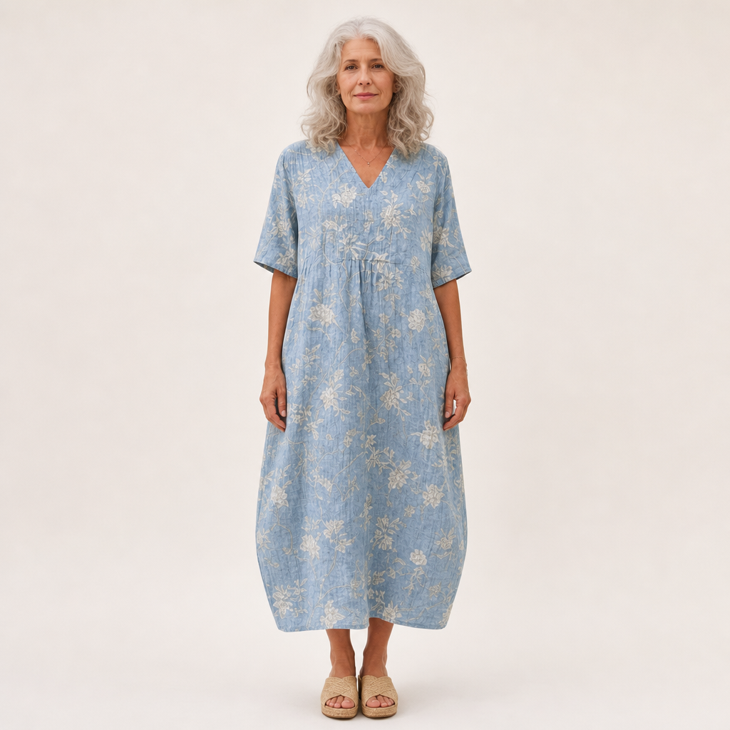 Line - Robe d’Été Imprimée Flatteuse