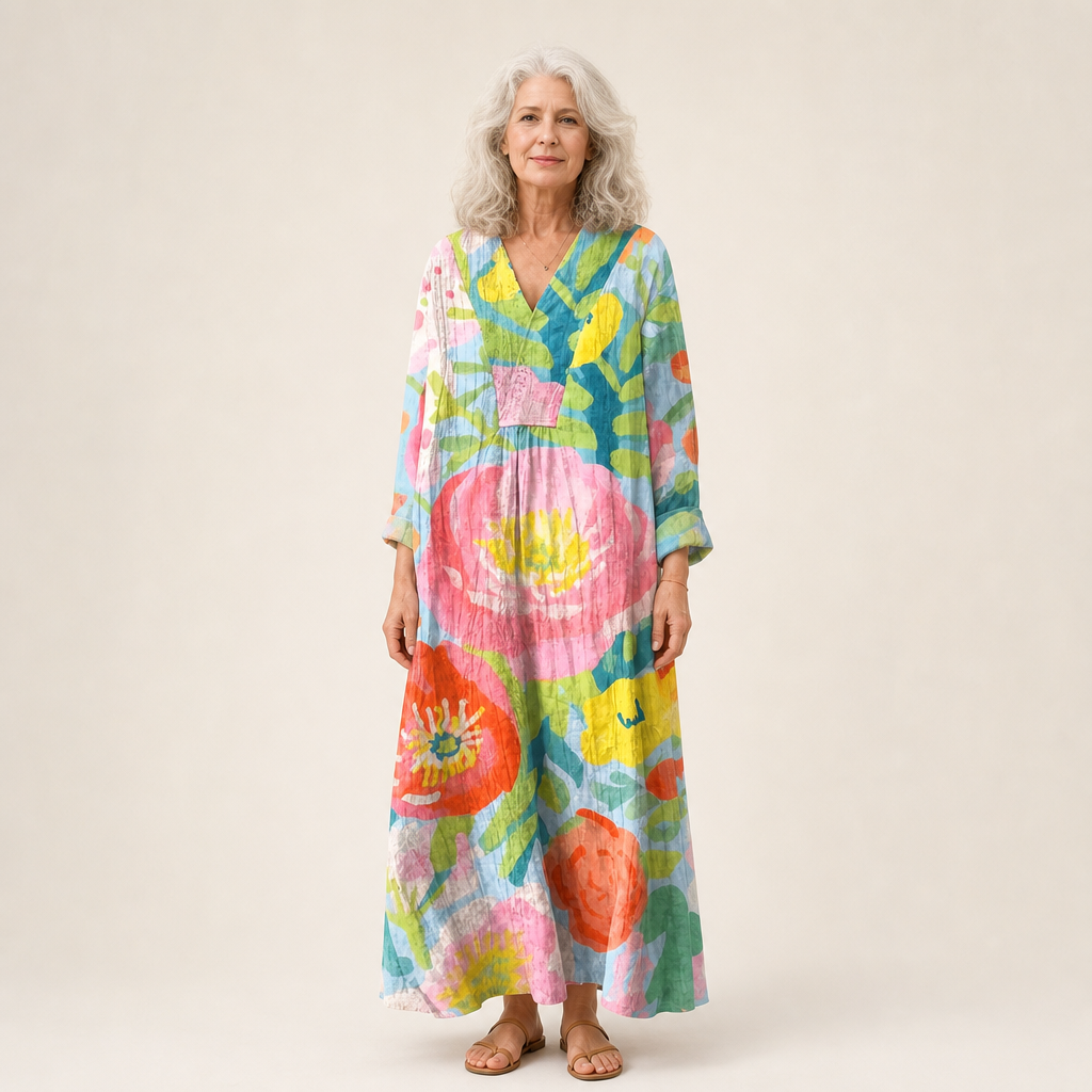 Jules - Robe d’Été Imprimée Flatteuse