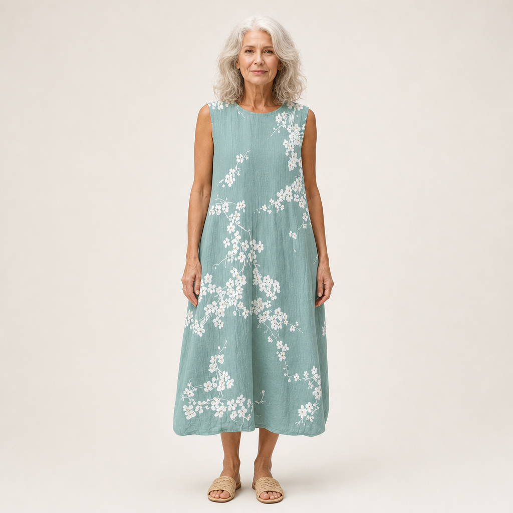 Ursule - Robe d’Été Confortable Sans Manches