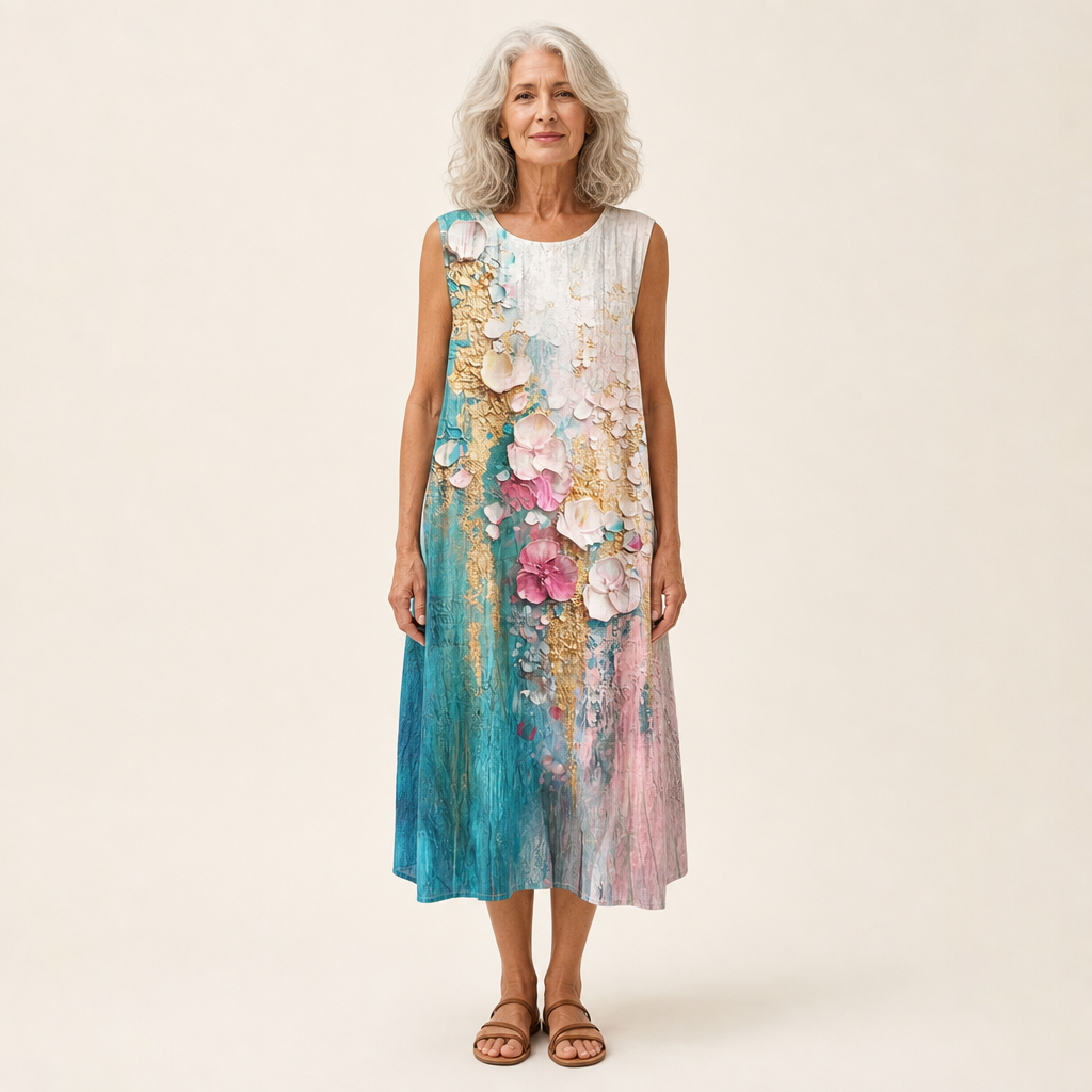 Floriane - Robe d’Été Confortable Sans Manches