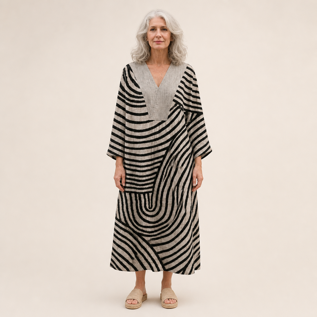 Lila - Robe d’Été Imprimée Flatteuse
