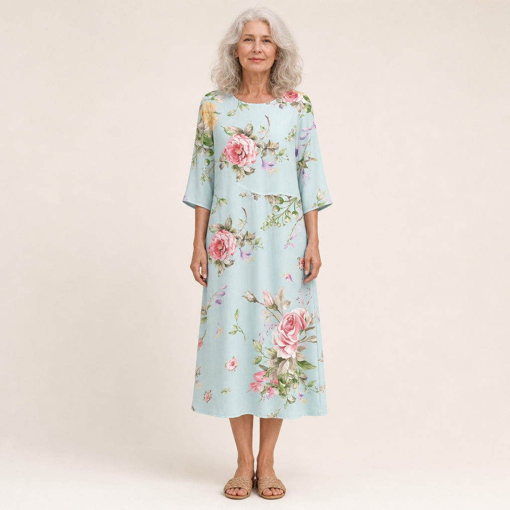 Rosalie - Robe longue fluide chic et confortable
