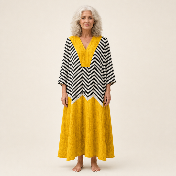 Mia - Robe d’Été Imprimée Flatteuse