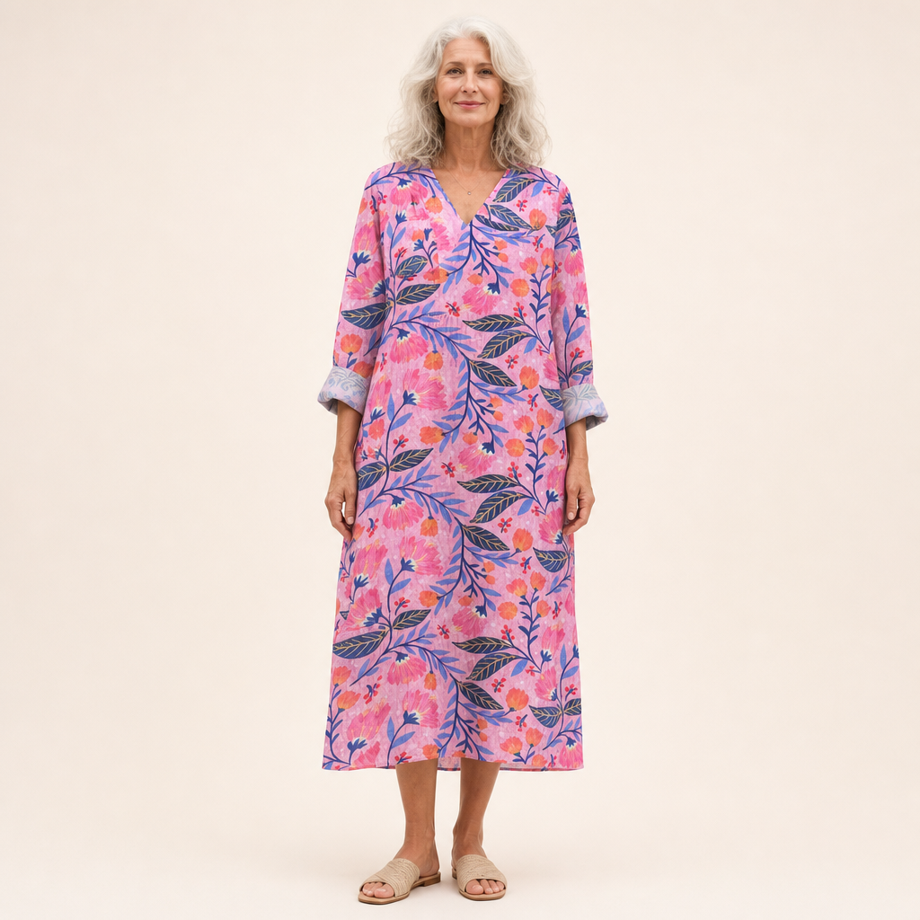 Clémence - Robe d’Été Imprimée Flatteuse