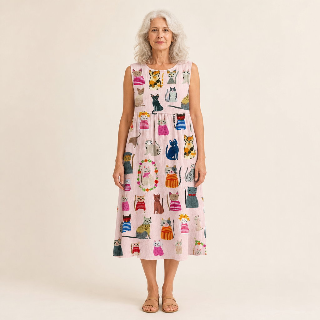 Océane - Robe d’Été Confortable Sans Manches