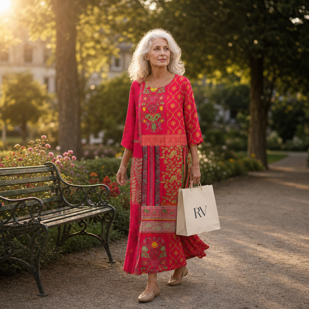 Iris - Robe longue fluide chic et confortable