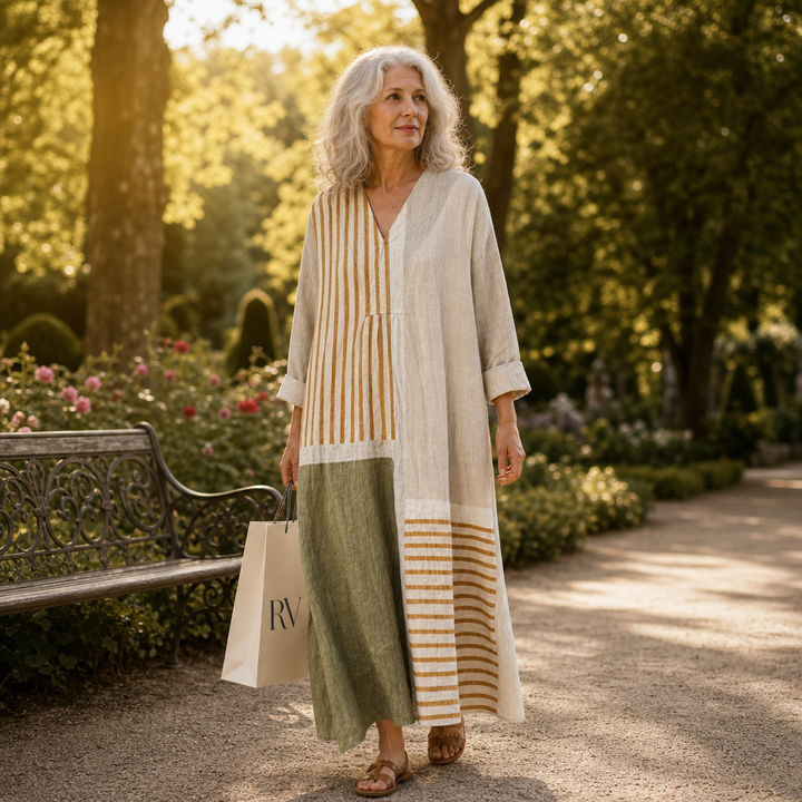 Henriette - Robe d’Été Imprimée Flatteuse