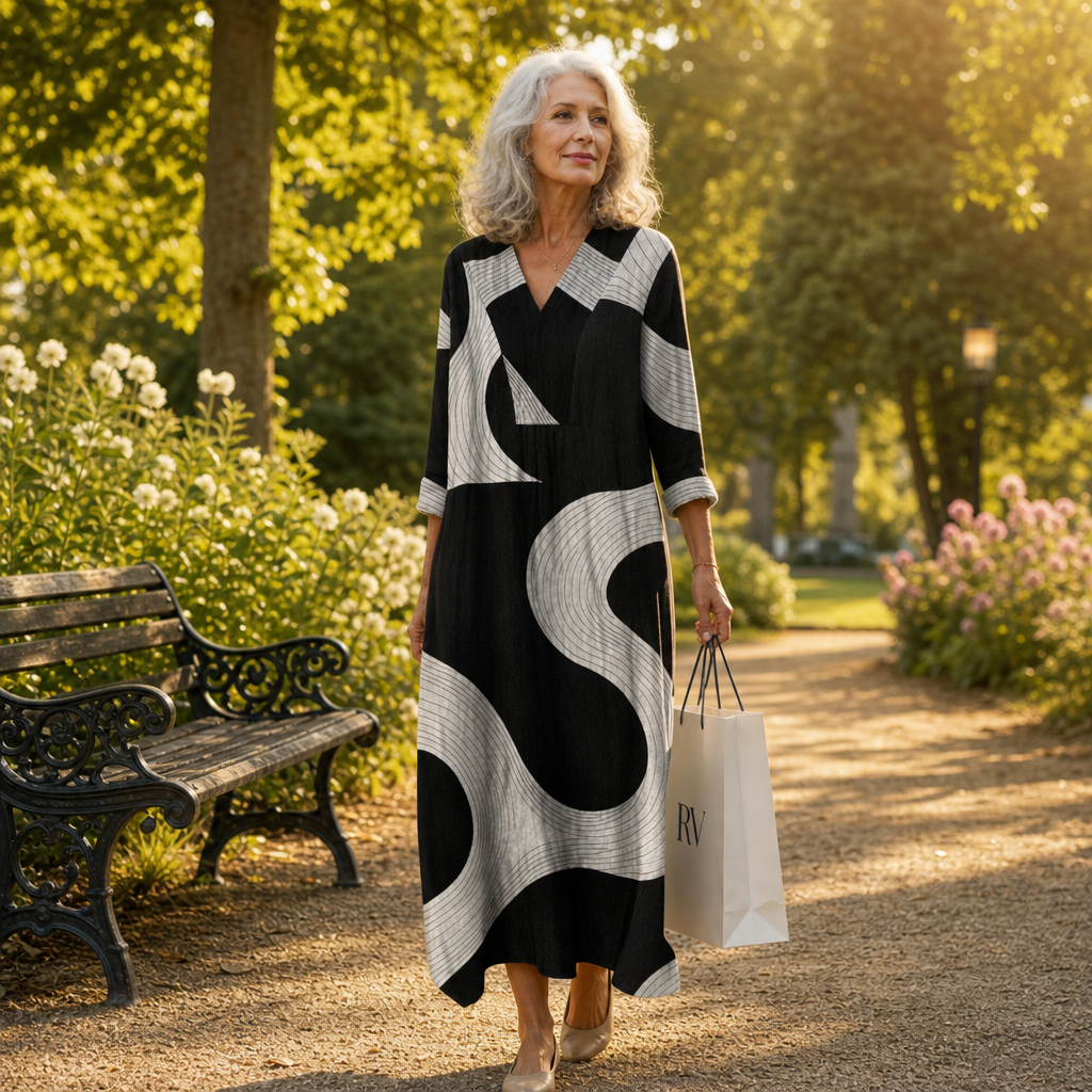 Ophélie - Robe d’Été Imprimée Flatteuse