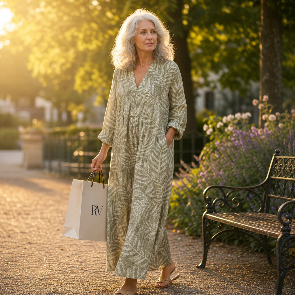 Camille - Robe d’Été Imprimée Flatteuse