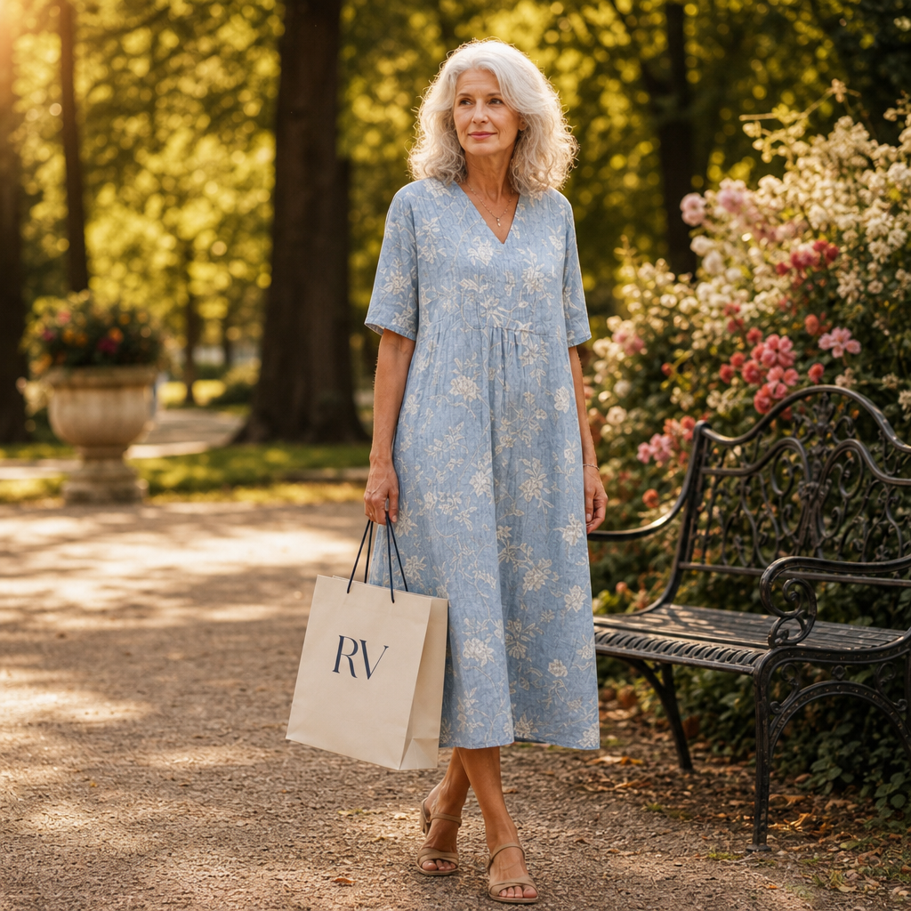 Line - Robe d’Été Imprimée Flatteuse