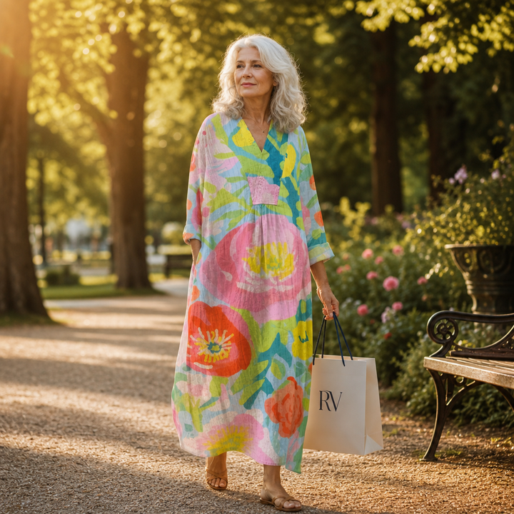 Jules - Robe d’Été Imprimée Flatteuse