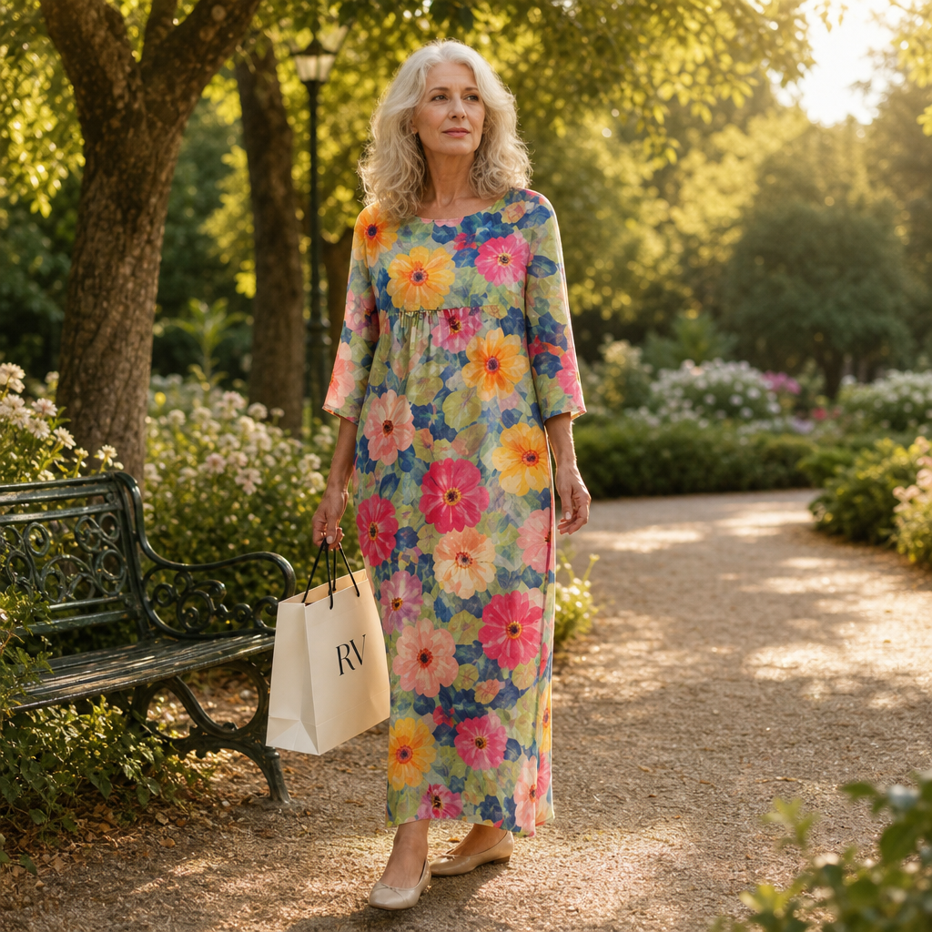 Solène - Robe longue fluide chic et confortable