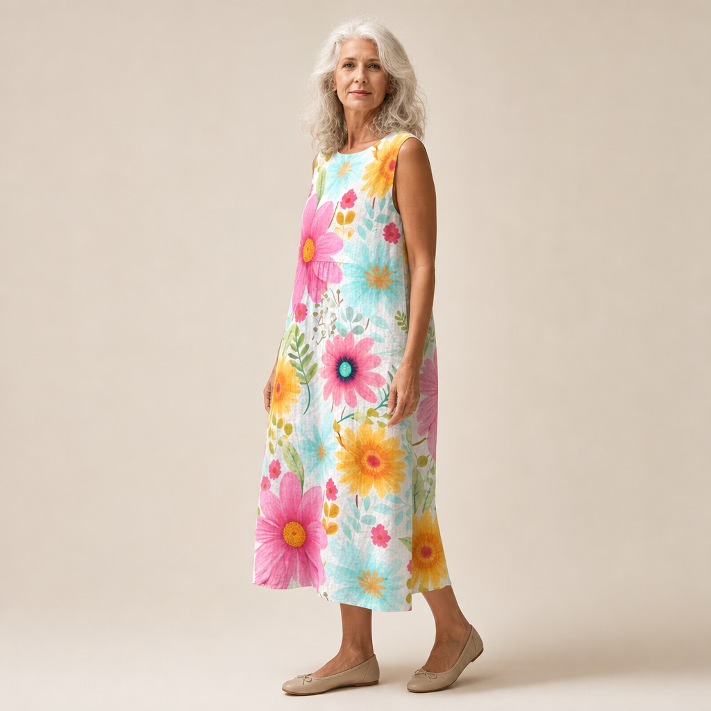 Manon - Robe d’Été Confortable Sans Manches