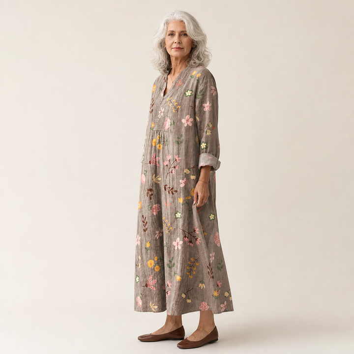 Maëlys - Robe d’Été Imprimée Flatteuse