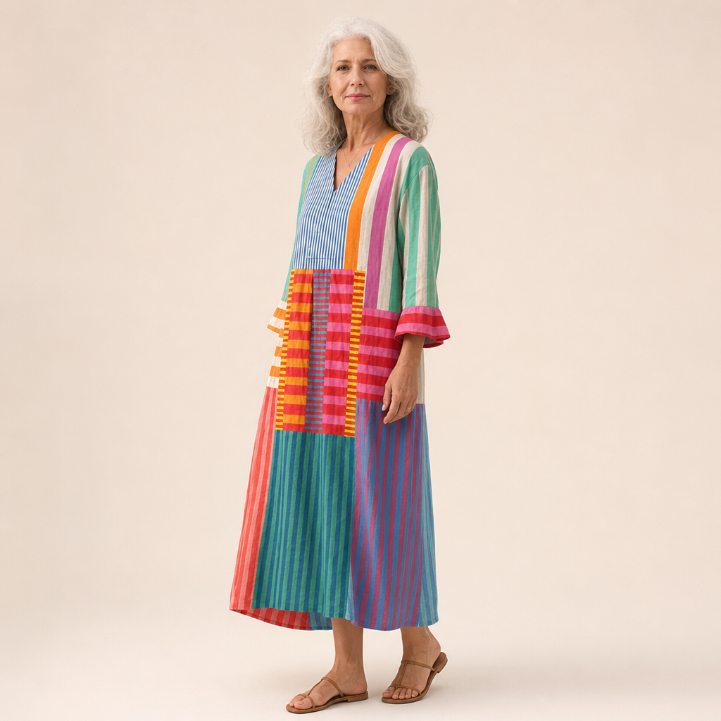 Alix - Robe d’Été Imprimée Flatteuse