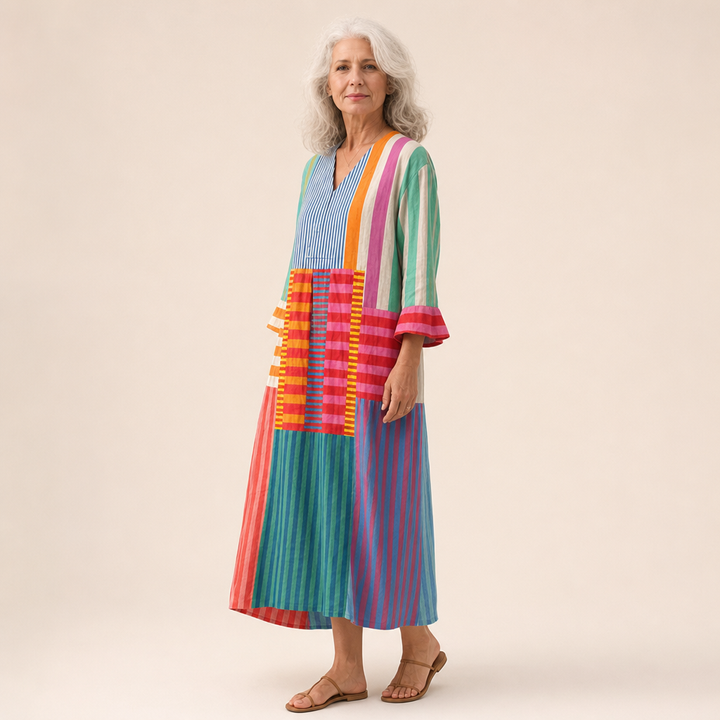 Alix - Robe d’Été Imprimée Flatteuse