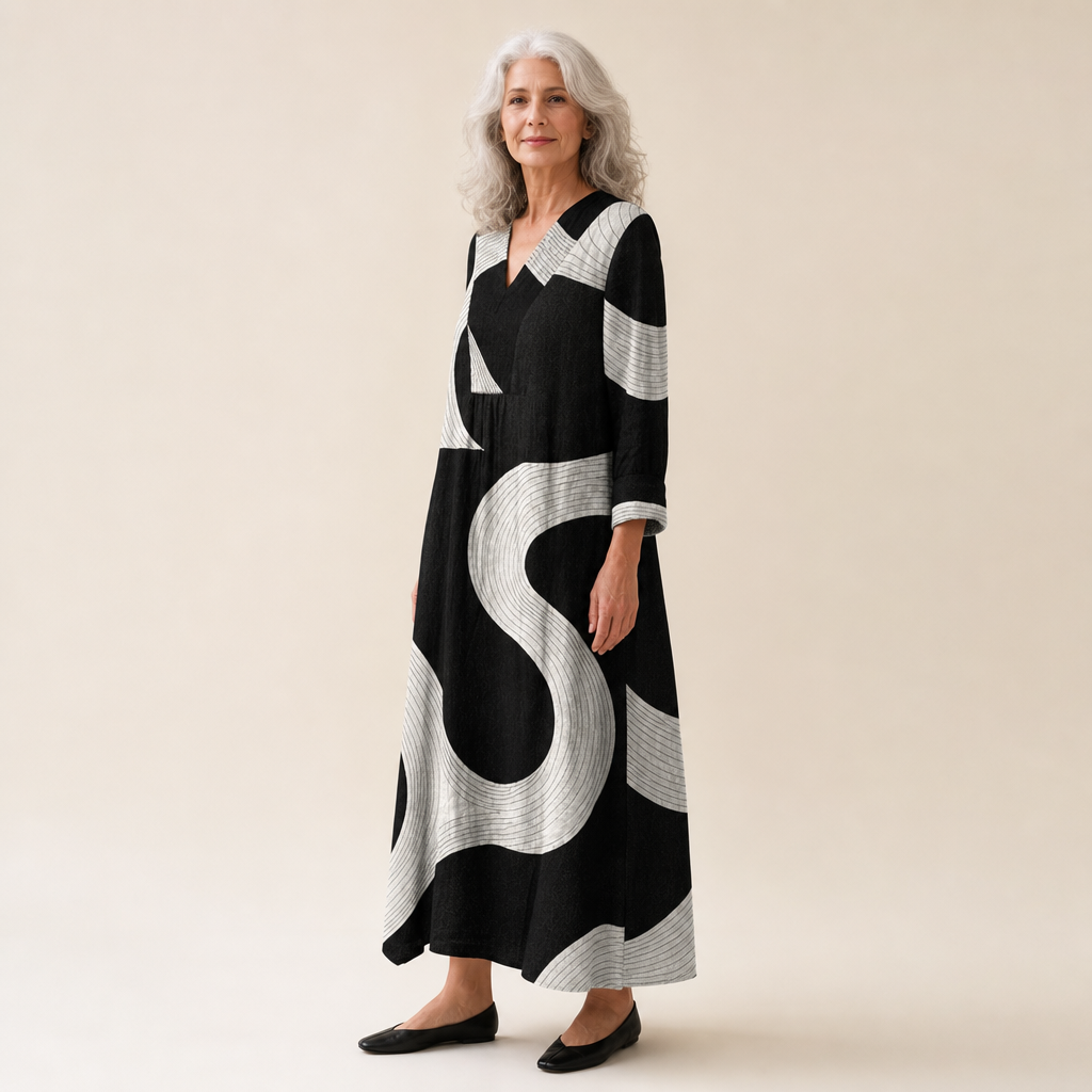 Ophélie - Robe d’Été Imprimée Flatteuse