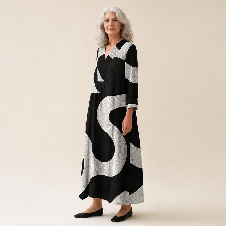 Ophélie - Robe d’Été Imprimée Flatteuse