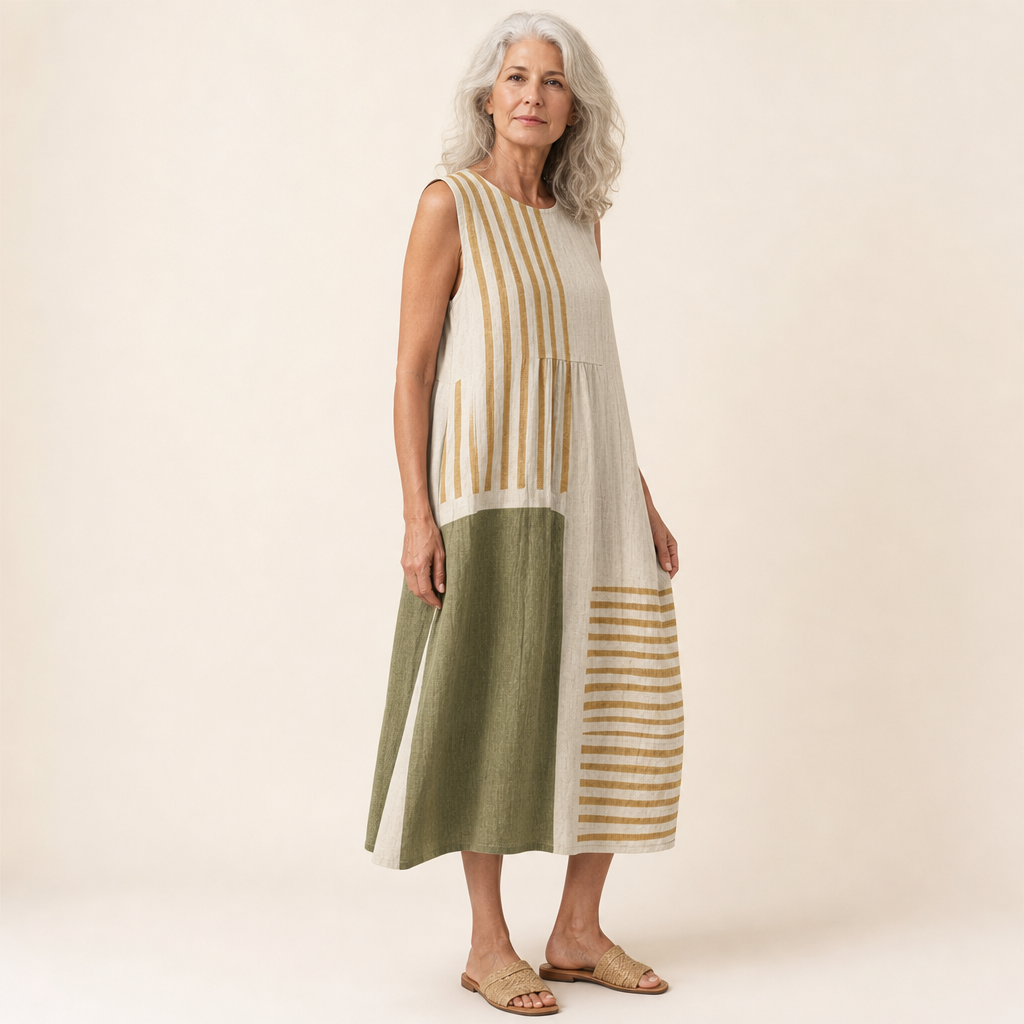 Zélie - Robe d’Été Confortable Sans Manches