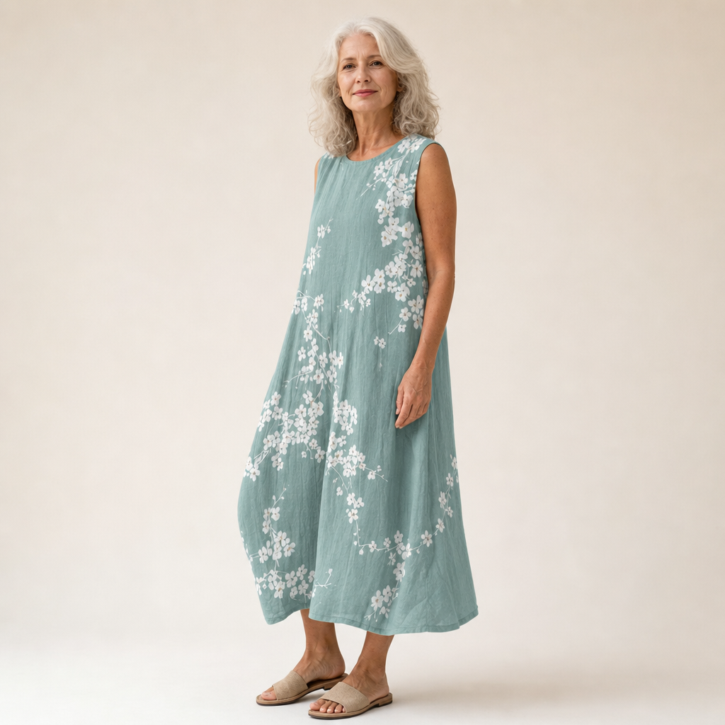 Ursule - Robe d’Été Confortable Sans Manches