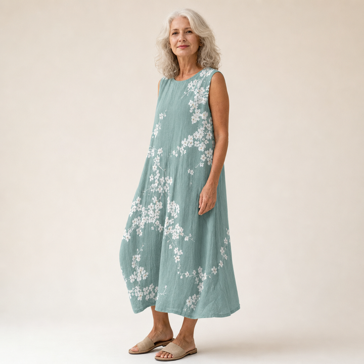 Ursule - Robe d’Été Confortable Sans Manches