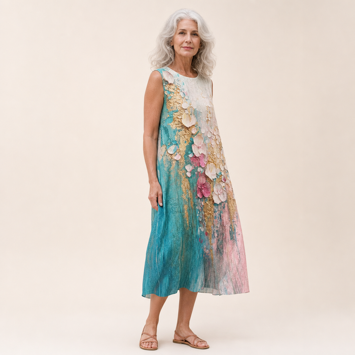Floriane - Robe d’Été Confortable Sans Manches