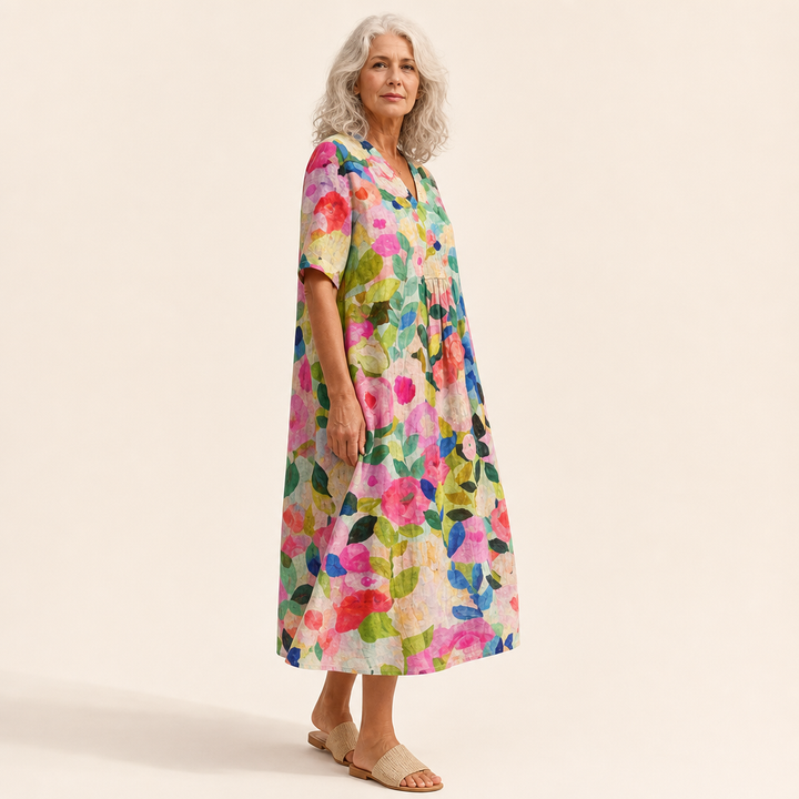 Perrine - Robe d’Été Confortable