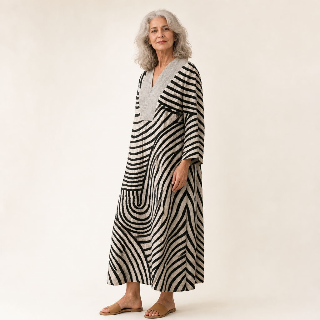 Lila - Robe d’Été Imprimée Flatteuse