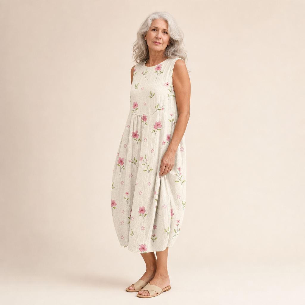 Faustine - Robe d’Été Confortable Sans Manches
