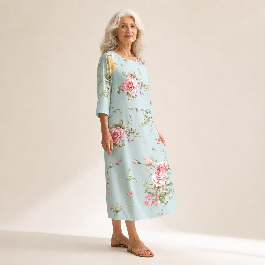Rosalie - Robe longue fluide chic et confortable