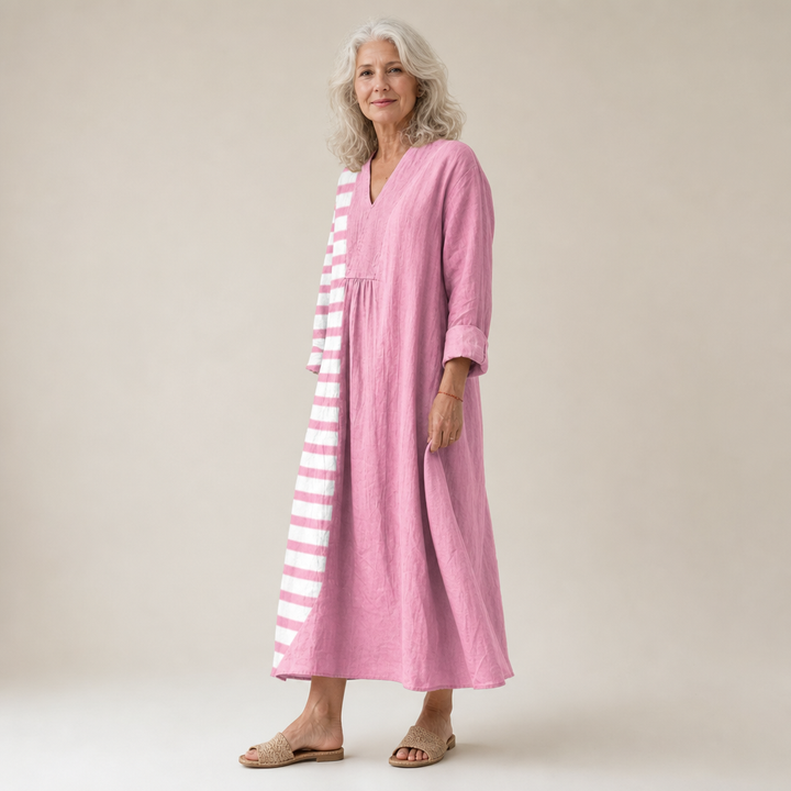 Nadine - Robe d’Été Imprimée Flatteuse