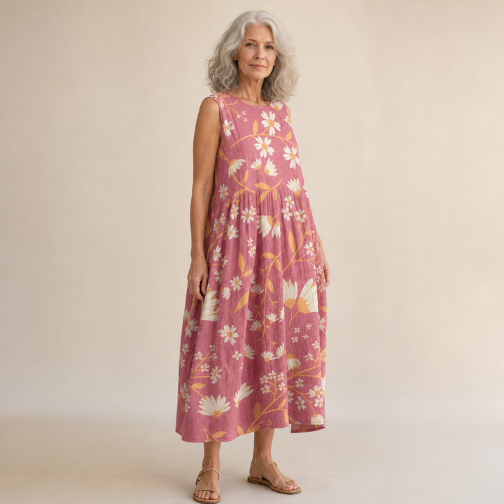 Margaux - Robe d’Été Confortable Sans Manches