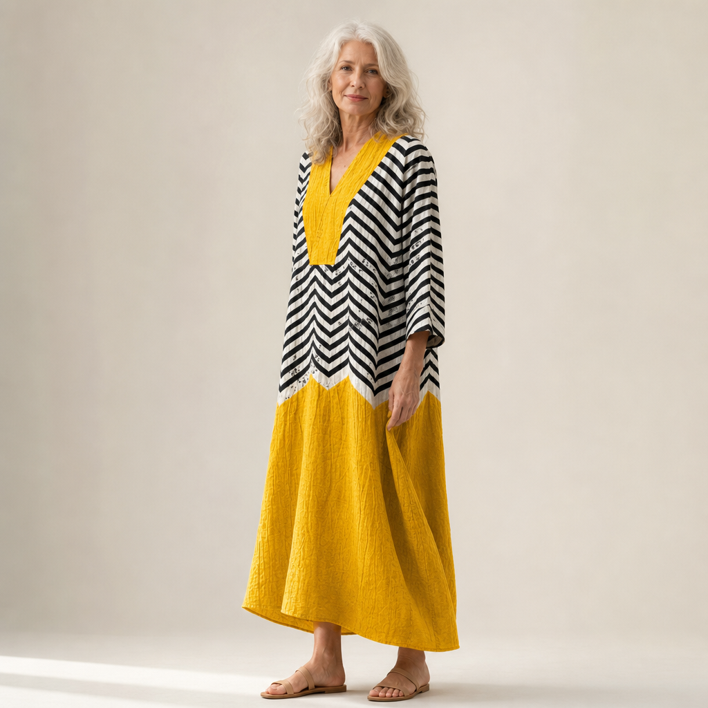 Mia - Robe d’Été Imprimée Flatteuse