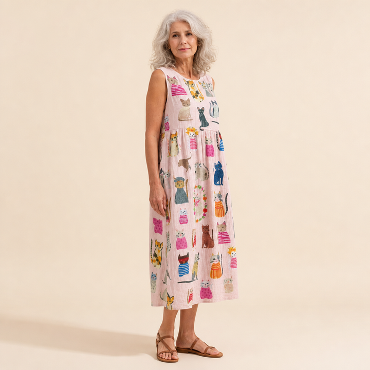 Océane - Robe d’Été Confortable Sans Manches