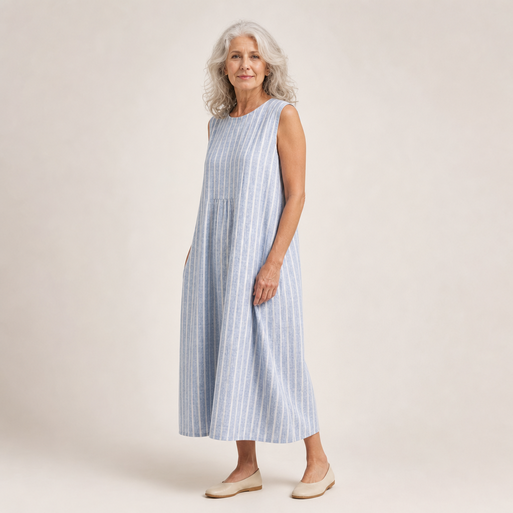 Rose - Robe d’Été Confortable Sans Manches