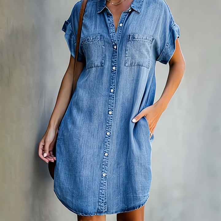 Suzanne | Robe chemise à boutons