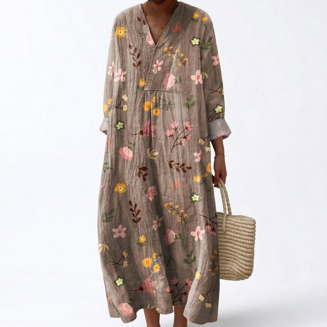 Maëlys - Robe d’Été Imprimée Flatteuse