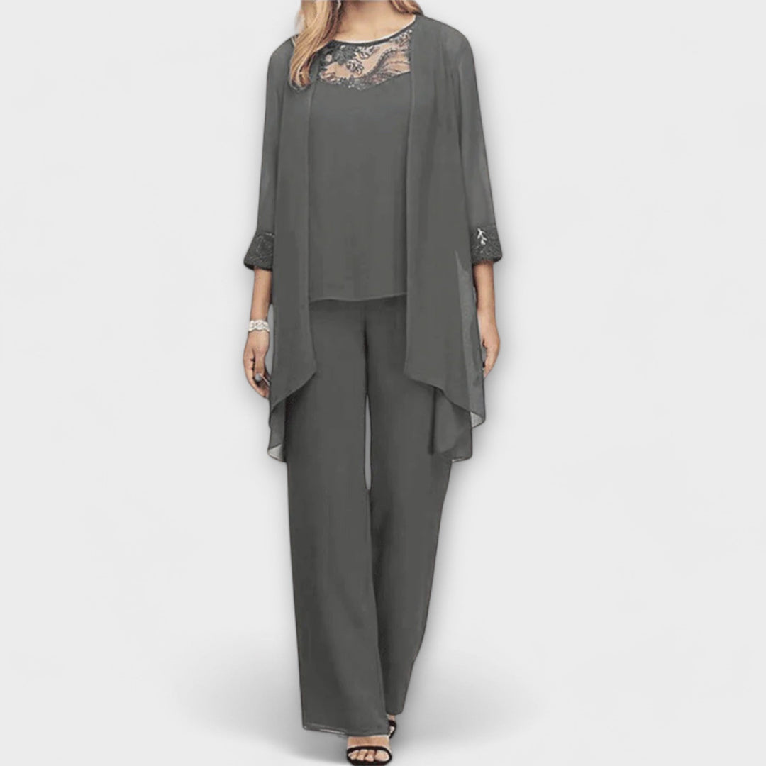 Constance - Ensemble de 3 pièces avec cardigan