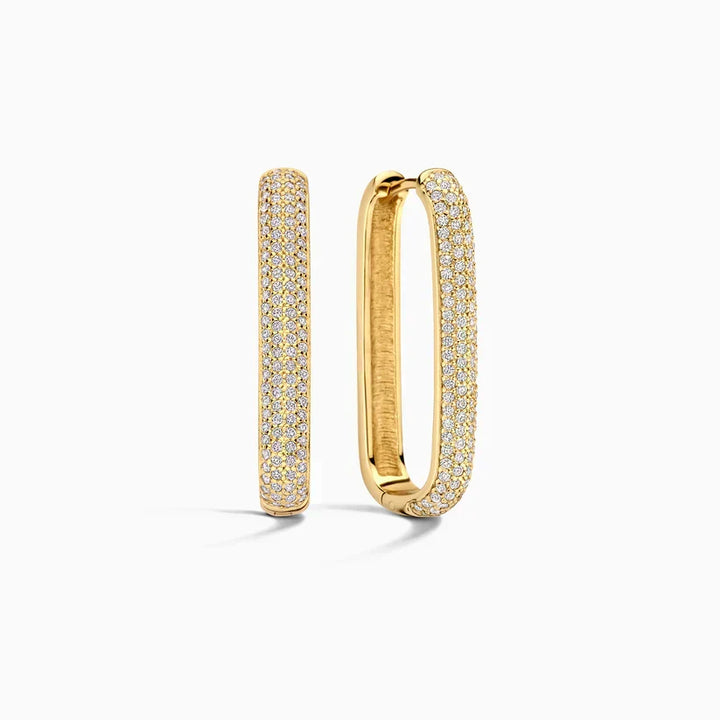 Grandes boucles d’oreilles avec icône de paon