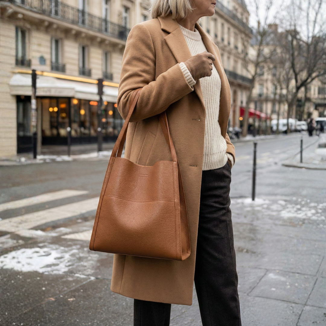 Elena™ | Élégant sac à bandoulière en cuir