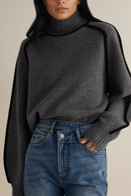 Tatiana™ Pull à col montant