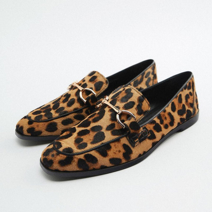 Adrianna - Mocassin Léopard Audacieux
